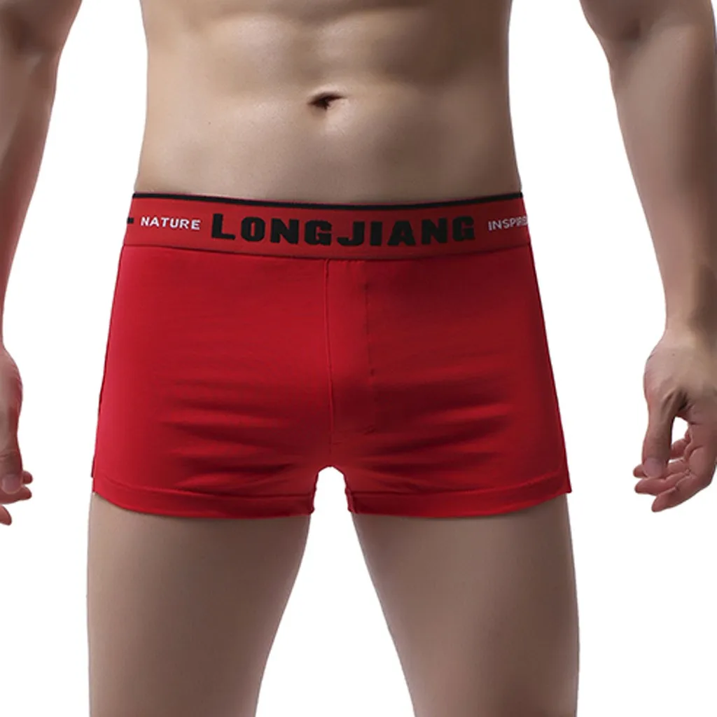 Мужские дышащие трусы SAGACE Однотонные для фитнеса уличное Спортивное нижнее