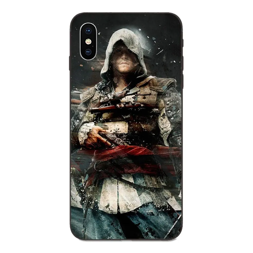 as picture Assassins Creed игры рисунок чехол для телефона из мягкого силикона ТПУ с рисунком, черный, роскошь, для Xiaomi Redmi Note 2 3 4 4A 4X5 5A 6 6A 7 Go Plus Pro S2 Y2 - Цвет: as picture
