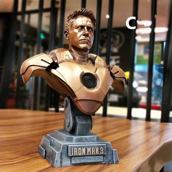 Marvel Legends союз Мстителей 3 Железный человек Tony Stark 1/4 статуя MK7|Игровые фигурки и
