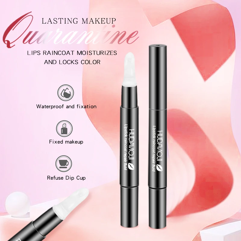 3 мл Помада фиксирующие губы глазурь дождевик цвет губ стойкая увлажняющая не