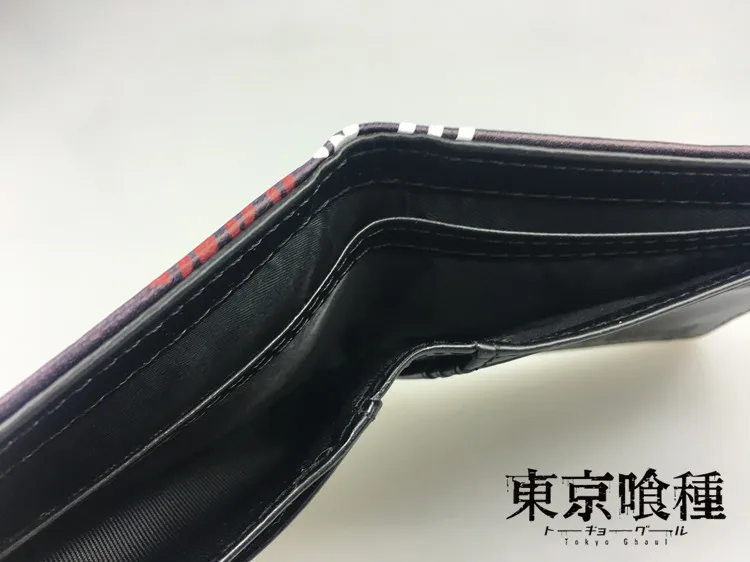 Tokyo ghoul Fashion Anime PU Wallet Soft Money Bag Zipper Wallets Coin Casual Purses Card Unisex Gifts