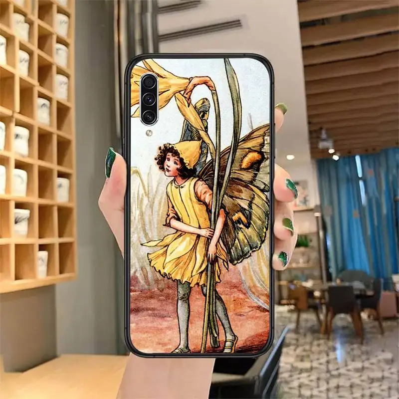 

Flower Fairy Illustration Phone Case For Samsung Galaxy M10 20 30 A 40 50 70 71 6S A2 A6 A9 2018 J7 CORE PLUS STAR S10 5G C8