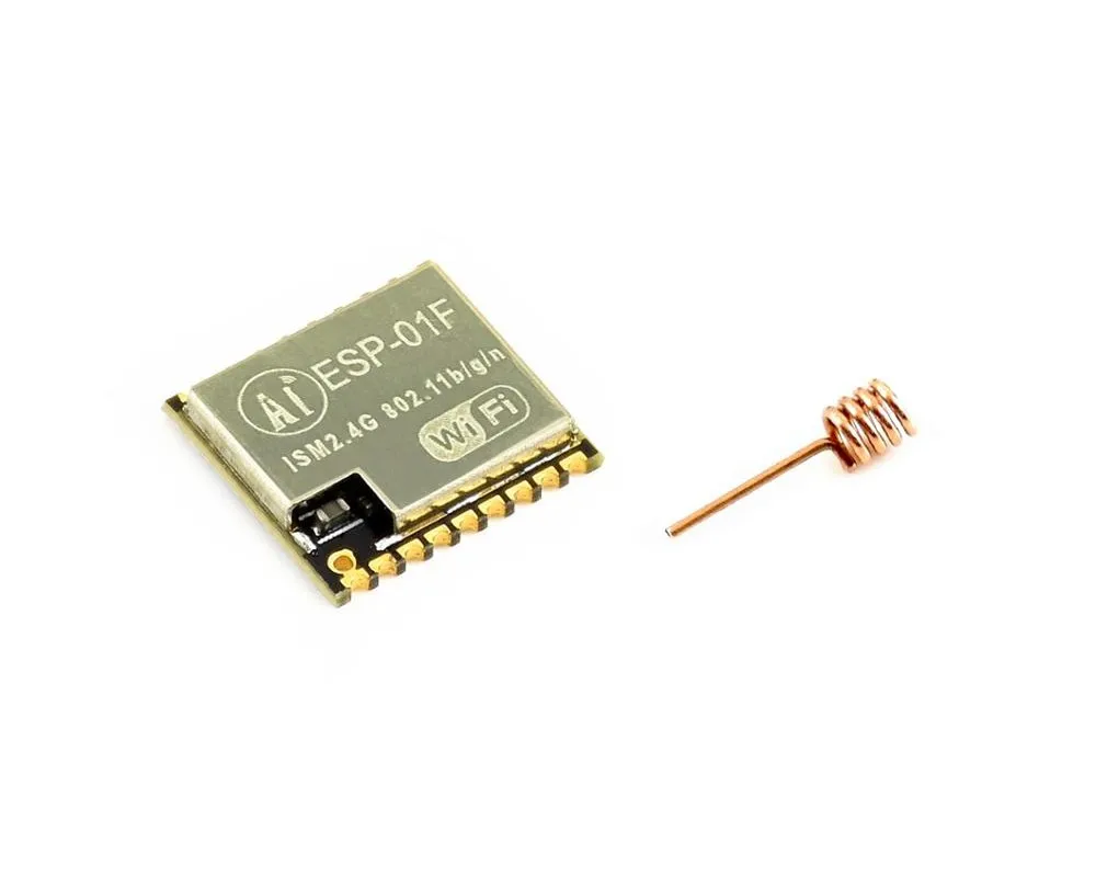 Оригинал Ai-Thinker ESP-01F WiFi модуль на основе ESP8285 встроенная 8 Мбит вспышка посылка SMD18
