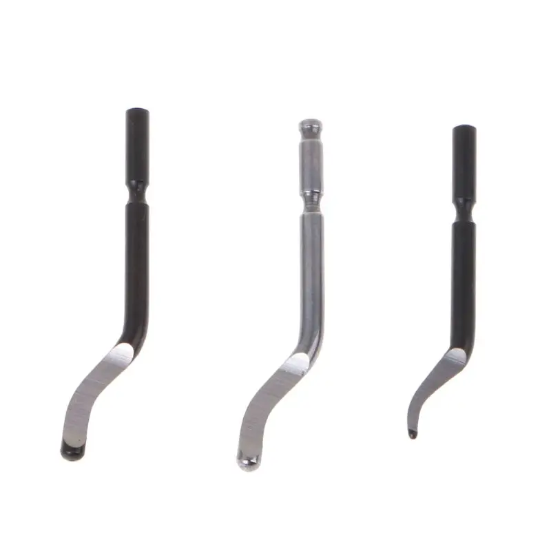 

157A 10 PCS Rapid Steel Rotary Blade BS1010 BS1018 BK3010 Blade Plastic Copper Aluminum Corner Crack Deburring Trimming Tools