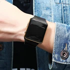 Часы наручные мужскиеженские светодиодные с цифровым браслетом, в стиле милитари