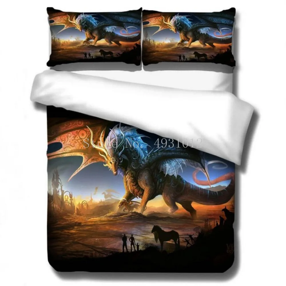 

Для мальчиков мультфильм Динозавр для всей семьи Детский комплект постельного белья Твин Полный король, королева для детей, пододеяльник, с...