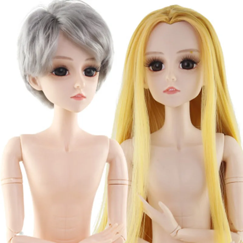 BJD кукла 60 см принцесса голая тело 22 подвижные Соединенные 3D настоящие глаза