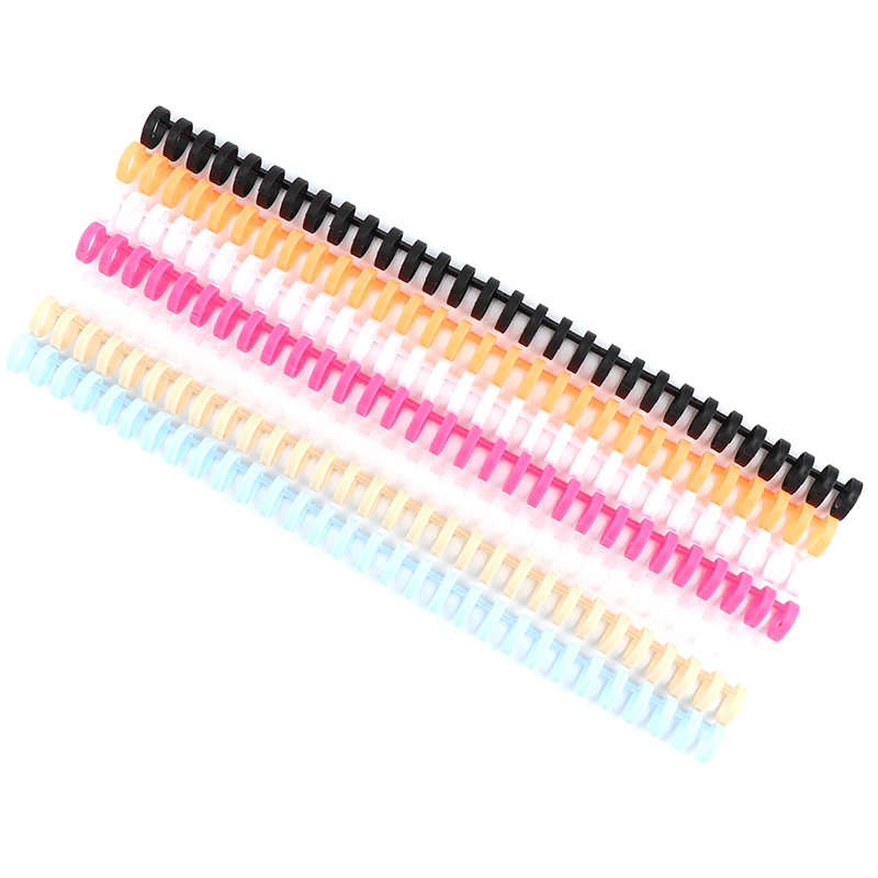 

1pcs Loose-leaf Plastic Binding Ring Spring Spiral Rings For 30 Holes A4 A5 A6 Paper Notebook Stationery Office Supplies