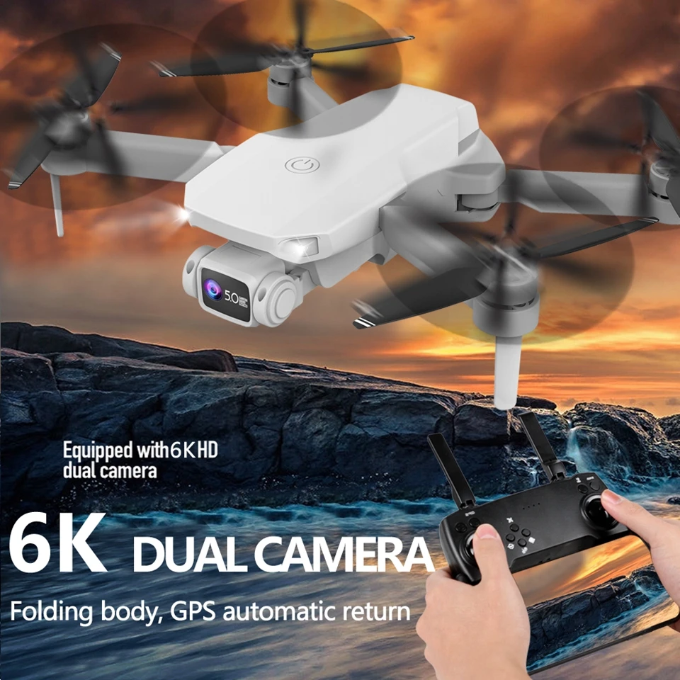 

CS003 RC Drone Foldable Portable 6K HD Dual Camera GPS Positioning 5G Image Transmission Brushless Motor Quadcopter Toys Gift