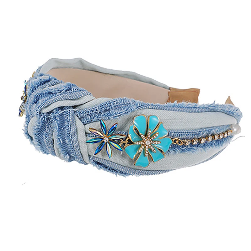 

ZHINI Women Headband Cross Top Knot Elastic Hair Bands 2020 New Design DIY Handmade Hair Accessories Wedding Fashion Jewelry