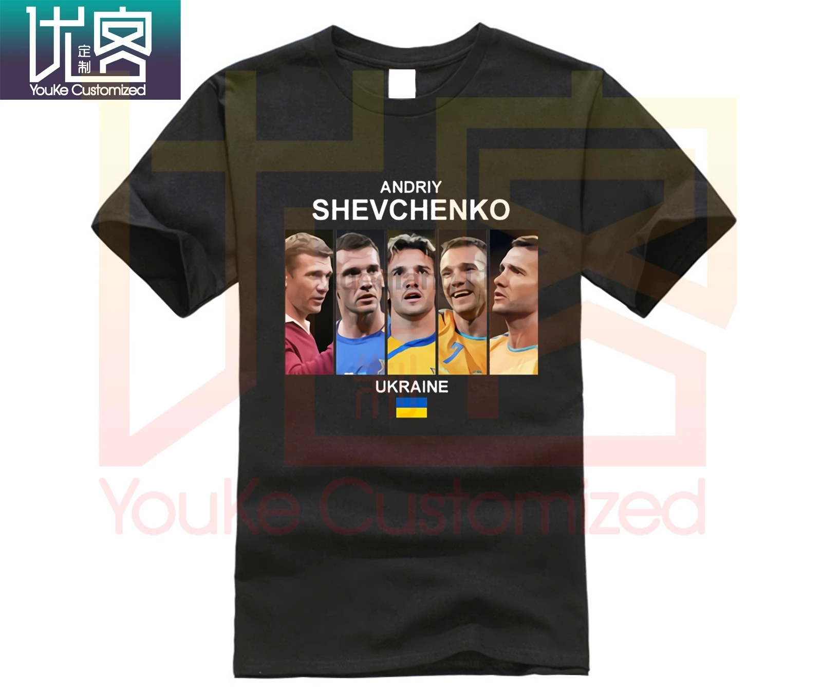 Andriy shevchenko футболки Украина футболист звезда Мужская Горячая Распродажа 100%
