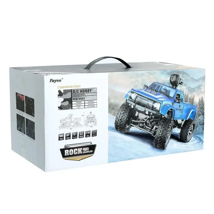 Jeep radio-controlled &quotcrawler all-terrain vehicle" 1:16 all-wheel drive 4WD color blue | Игрушки и хобби