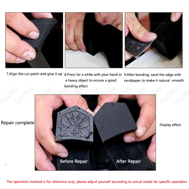 High Heels Shoe Sole Repair Sheet of Rubber Out Soles for Sandles Leather Shoes Heel Pad Anti Slip Replacement Outsoles Insoles