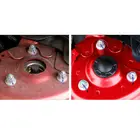 Комплект из 2 предметов, для автомобильного амортизатора удара отделкой Защитная крышка Водонепроницаемый Пылезащитный колпак для Mazda 3 CX-5 CX-4 CX-8