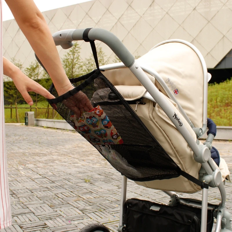 

40JC Practical Baby Infant Stroller Mesh Bottle Diaper Storage Organizer Bag Holder