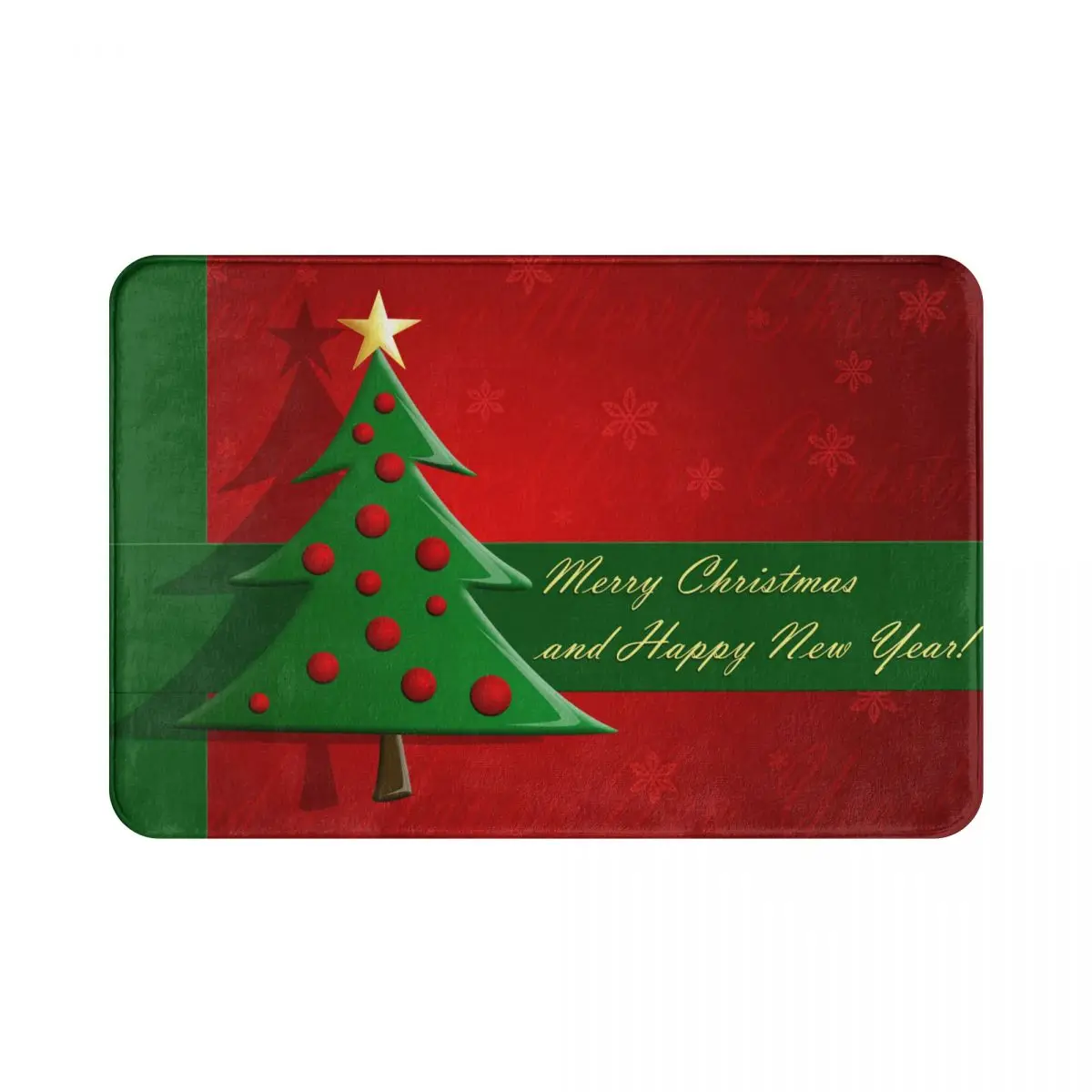 

40cmX60cm Christmas absorbent non-slip door mat bath mat floor mat