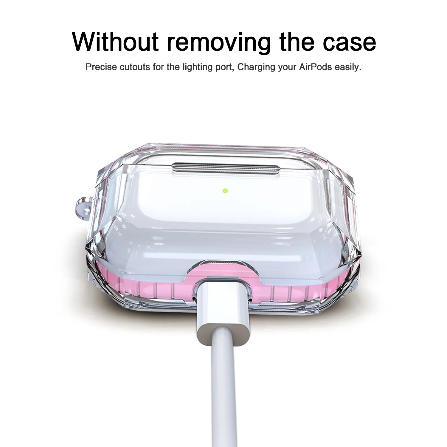 

For Apple AirPods Pro 3rd Gen 2nd 1st Charging Case Clear Shockproof Rugged Armor Rigid Protective Silicone Earphones Case Cover