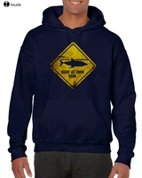 novelty cool tops men shark warning sign white hai surfer surfer diver taucher strand hoodies sweatshirt