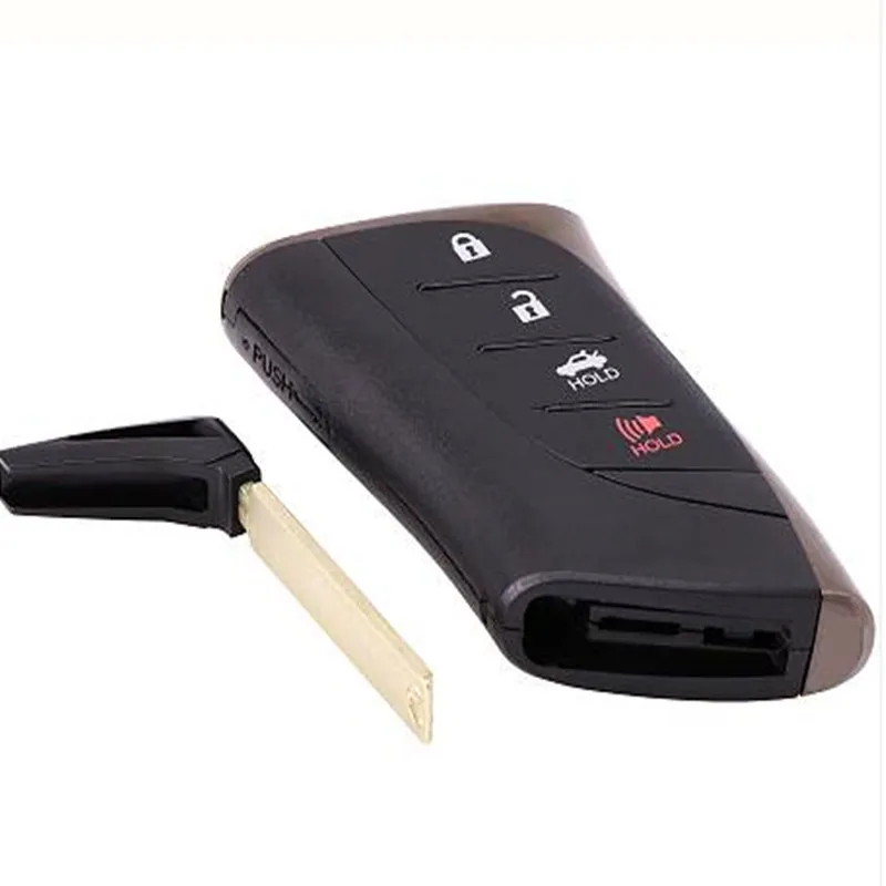 

Чехол для дистанционного ключа DAKATU Smart Prox, чехол для Lexus ES300h, ES350, ES200, ES260, LS350, LS500h, 4 кнопки, с необработанным лезвием