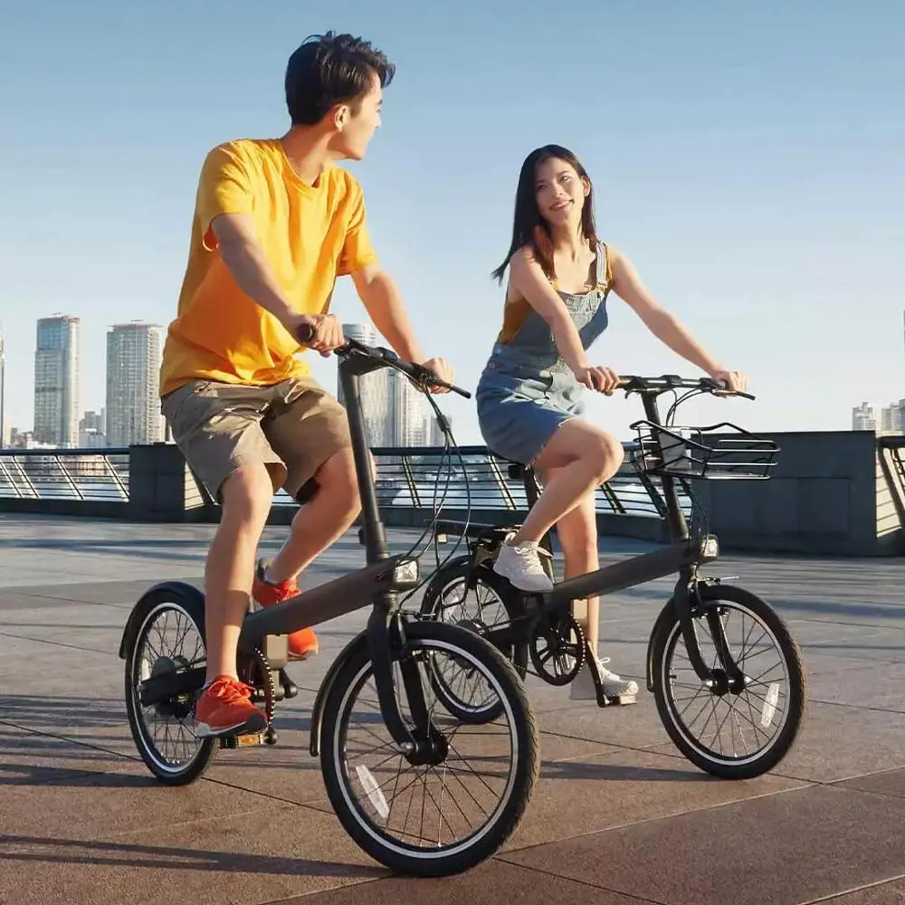 Электрический велосипед QICYCLE 20 дюймов 36 В максимальный диапазон 30-50 км | Спорт и