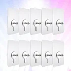 10 шт., стикер без перфорации, Не оставляющий следов