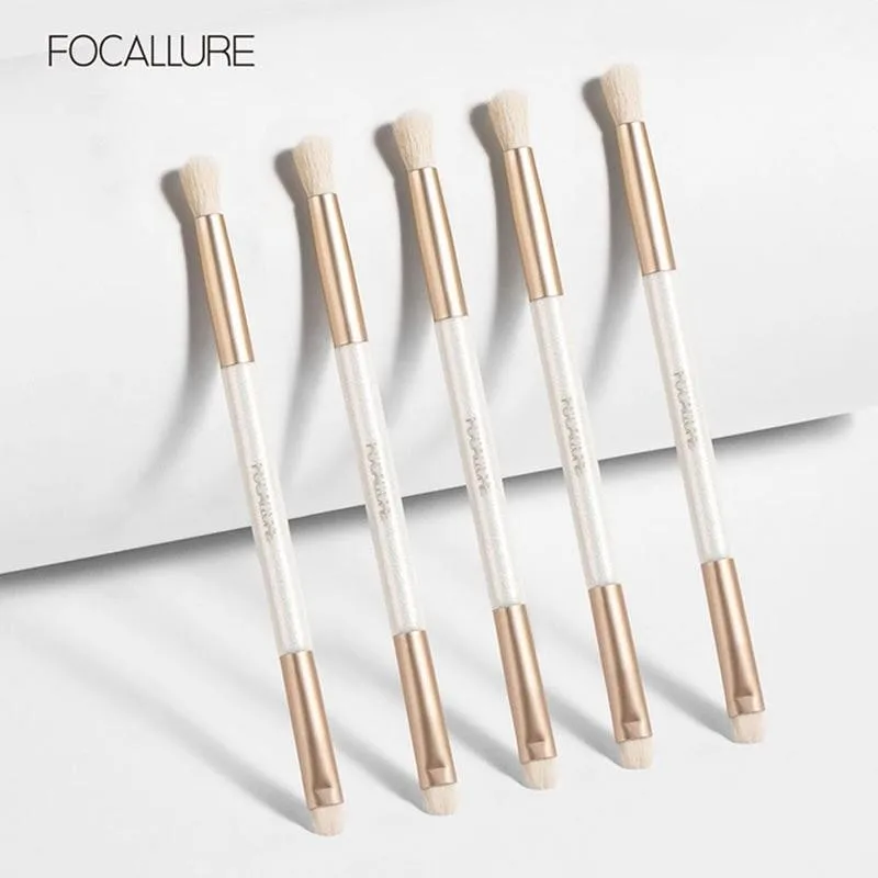 

Double-ended Eyeshadow Brush Soft Brush Eyeshadow Powder Make Tools Brushes Up Long Cosmetic Lasting Y8F6