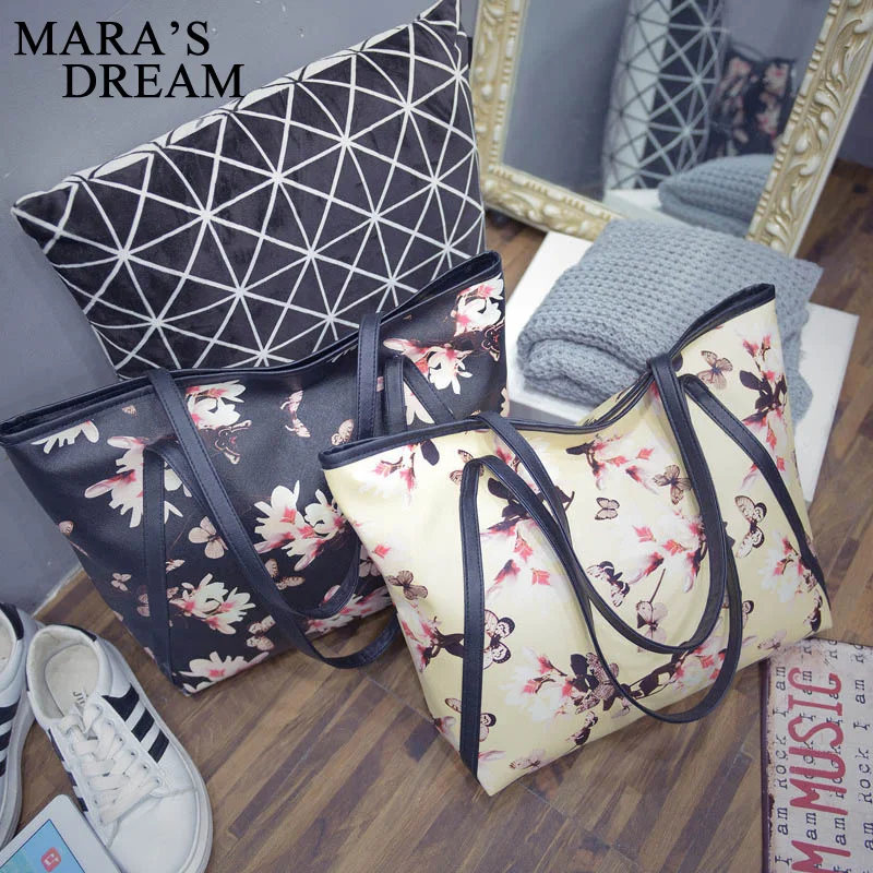 Женская сумка на молнии Mara's Dream качественные сумки с цветами Большая