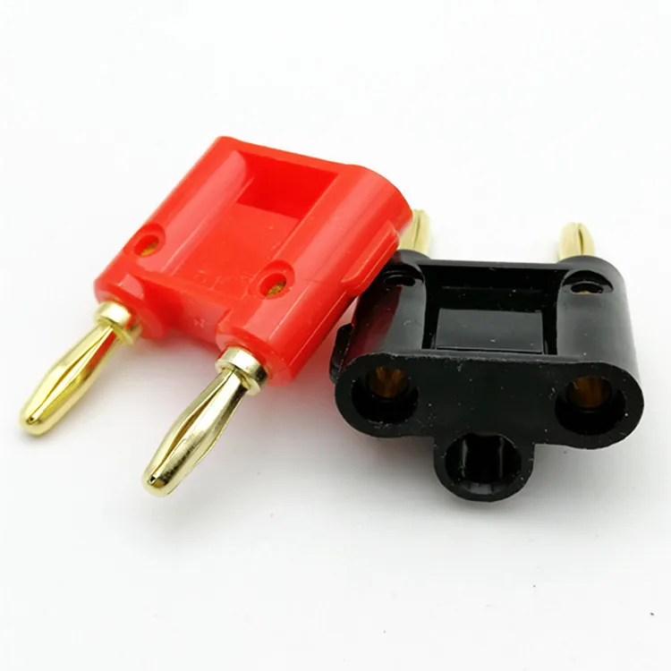 2 шт. 4 мм контрольные выводы вилки типа банан разъем Динамик переходник
