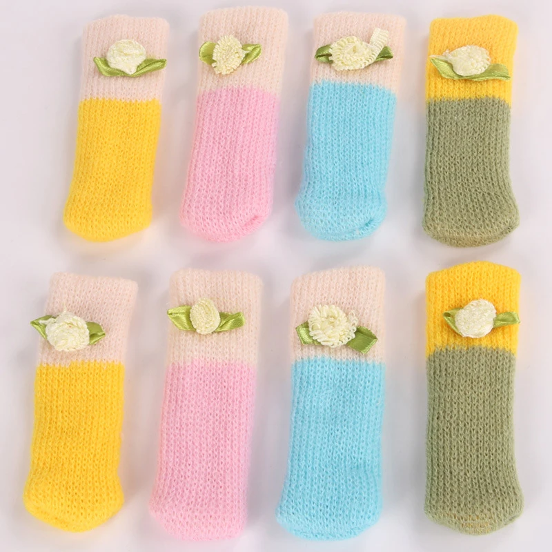 Новинка 4 шт./компл. чехлы для ног на стул покрытие защита пола нескользящая