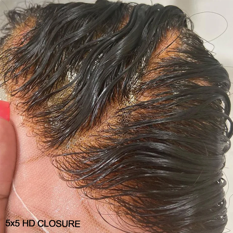 

Straight Invisible Real 6x6 5x5 HD Lace Closure Pre plucked Transparent HD Lace Closure 100% Brazilian Human Hair Melt All Skins