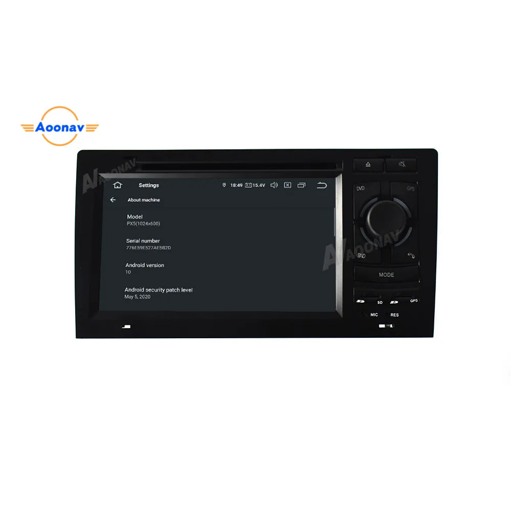 Радио android 2 din автомобильный стерео приемник для Audi A8 S8 1994-2003 dvd-плеер сенсорный