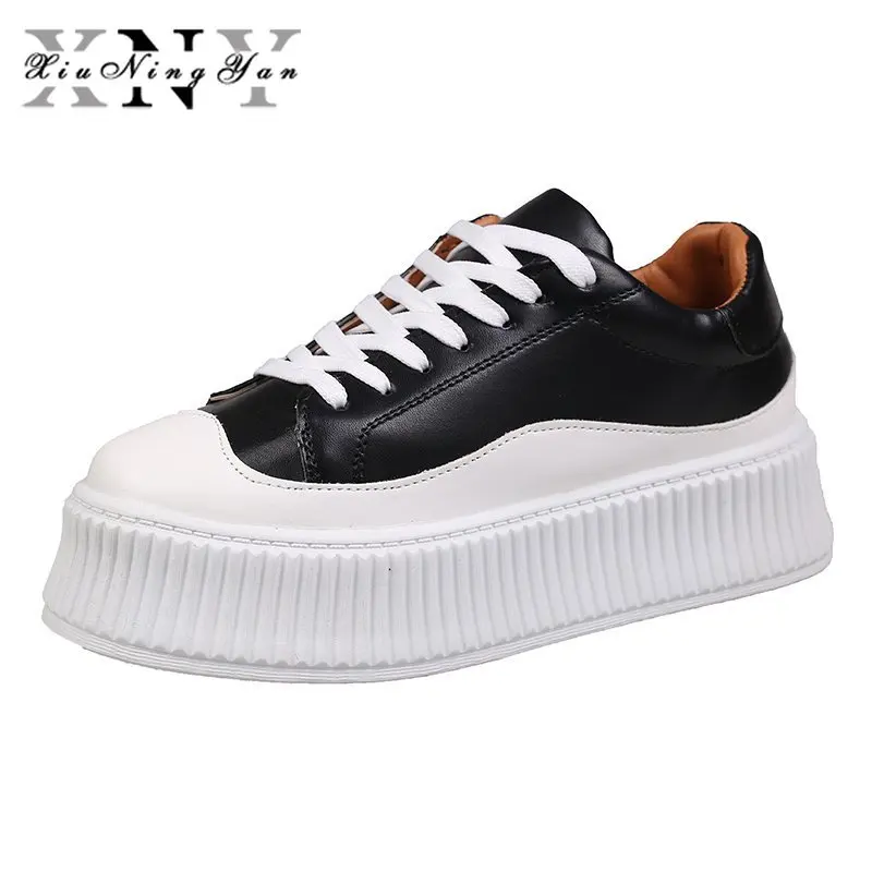 

Женские балетки из натуральной кожи на плоской платформе; Женские летние туфли с перекрестной шнуровкой; Женские кроссовки из мягкой кожи; ...