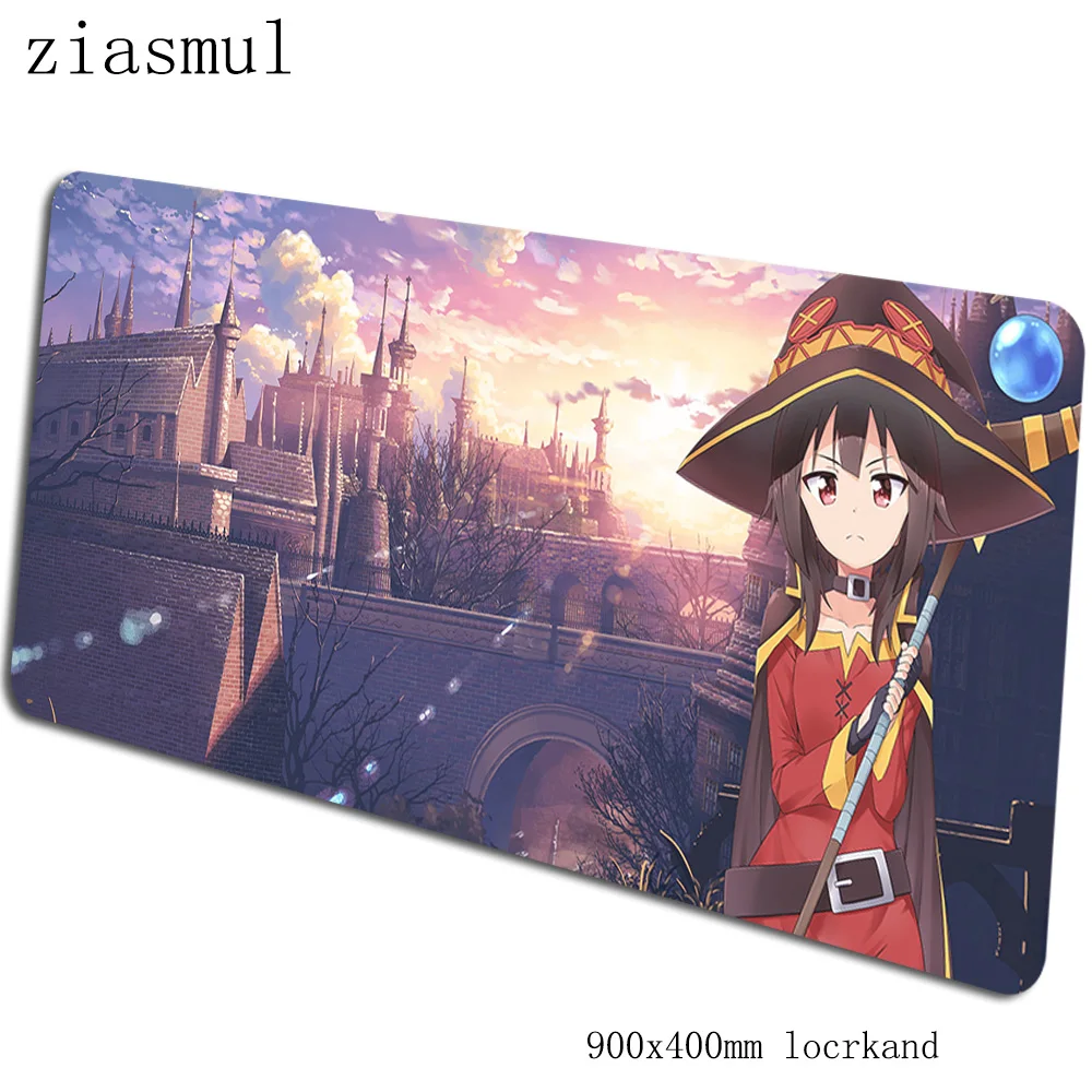 Megumin коврик для мыши толстый компьютерный геймерский коврик для мыши 900x400x3 мм большой коврик для мыши в стиле аниме эргономичный гаджет офисный стол коврики - Цвет: design 10