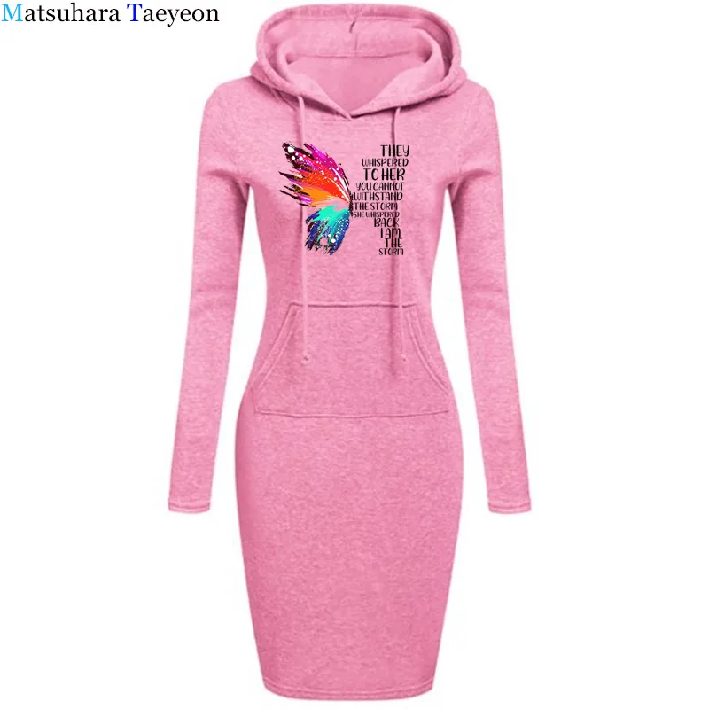 

Женское Хлопковое платье в стиле Харадзюку, розовое платье большого размера с разноцветным принтом бабочек