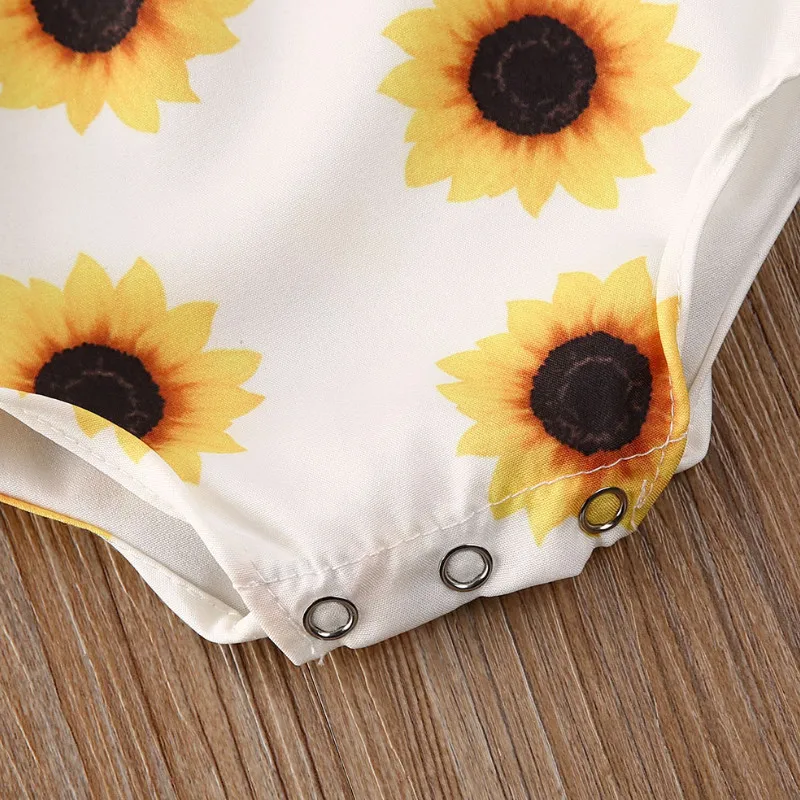 CANIS летняя одежда для новорожденных девочек с фруктовым принтом оборками