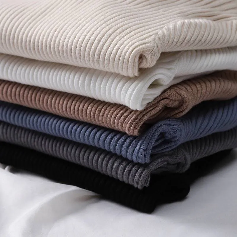 Korobov Women Korean Sweater Turtleneck Basic Slim Elastics Pullovers 2019 New Solid Knitted Runway Sweaters Sueter Mujer 78580 | Женская