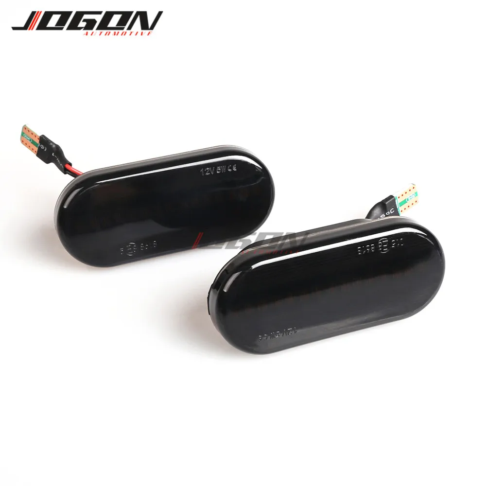 Для VW Golf 3 4 Passat Polo, Ford Focus Fusion Skoda Octavia SEAT Leon, боковое крыло автомобиля, динамический мигающий индикатор, последовательный светильник