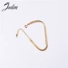 Двухслойный браслет Joolim из змеиной цепи, браслет из нержавеющей стали, модные ювелирные изделия, оптовая продажа