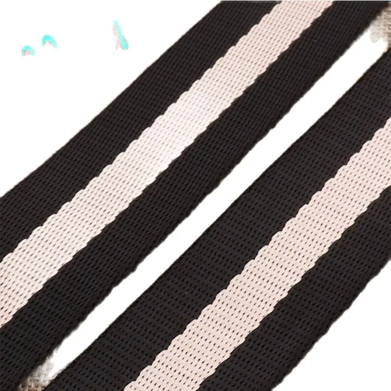 Брелок для ключей на ремне Мягкий Нейлоновый ремень с бледно-розовой тесьмой