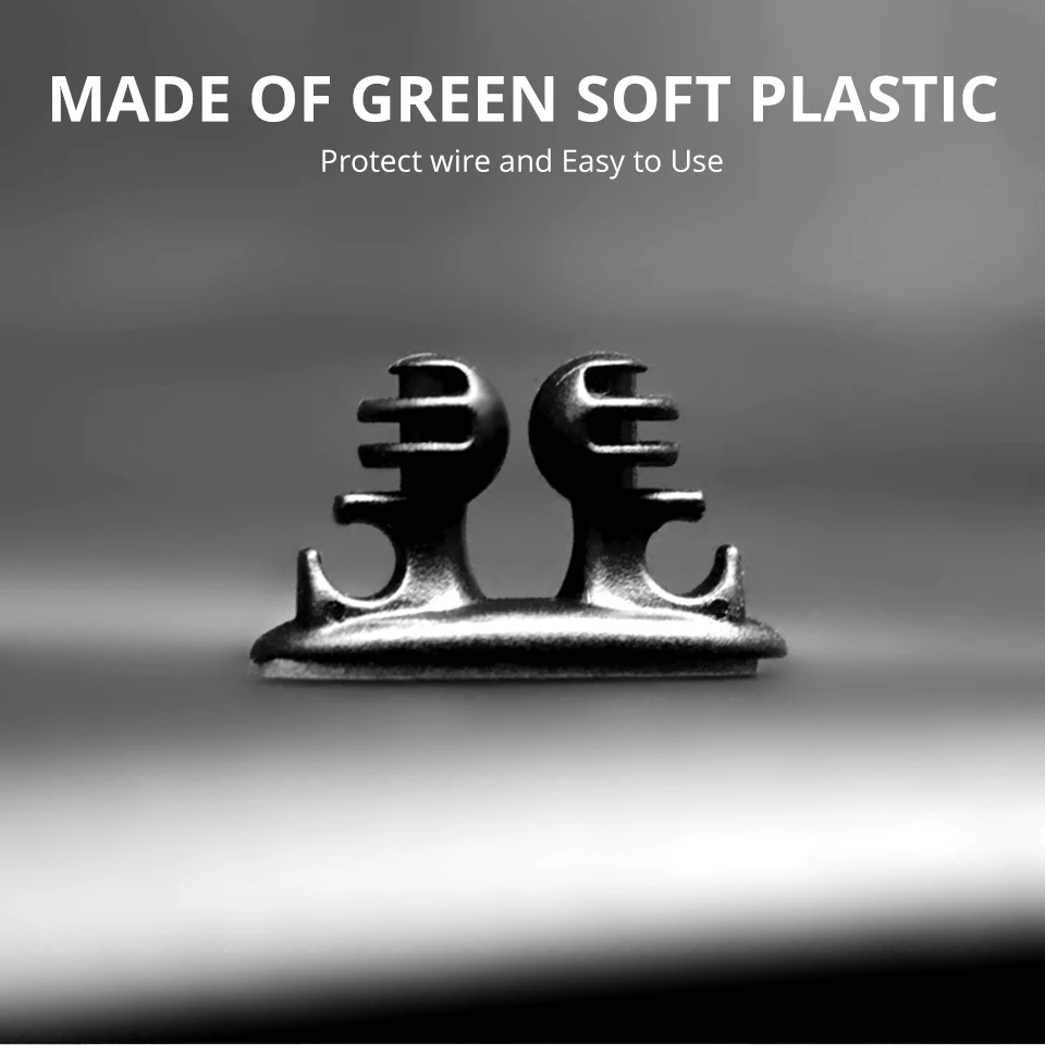 Partol 8 шт./лот автомобильный держатель провода Авто зажим для галстука