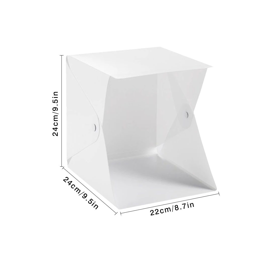 Палатка для фотосъемки Складная светодиодный 2x5600k 2x550lm Съемная Бытовая коробка