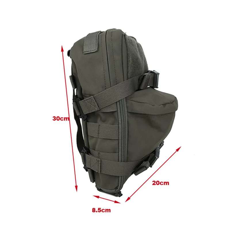 Тактический матовый CB RG черный Мини гидратационный мешок JPC MOLLE Vest мешок для воды