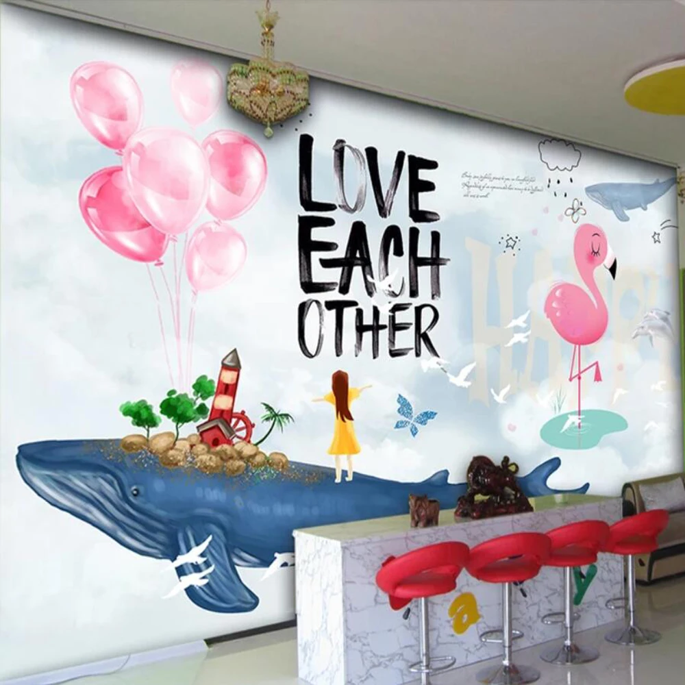 Milofi пользовательские 3D обои с героями мультфильмов платья для девочек небесно