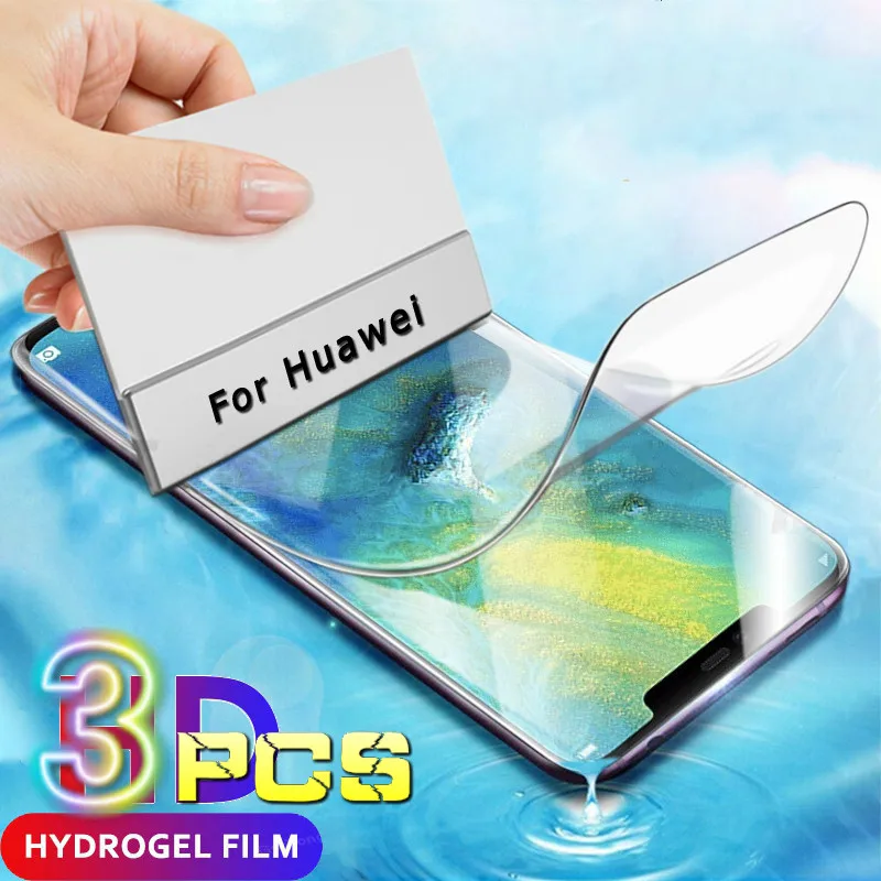 

Explosion Proof HD Hydrogel Soft Film For Huawei Nova 8 7 6 5 5I Pro Nova 5T 5z 6se 7se 8se Thin Full Cover Protector Not Glass
