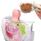 Мерная чашка, мультяшный щенок, многофункциональная сумка с зажимом для питомцев, кошек, собак, ложка