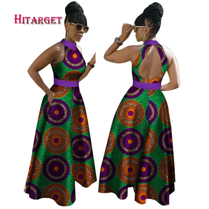 Новинка 2020 африканские платья с вощеным принтом для женщин вечерние из хлопка
