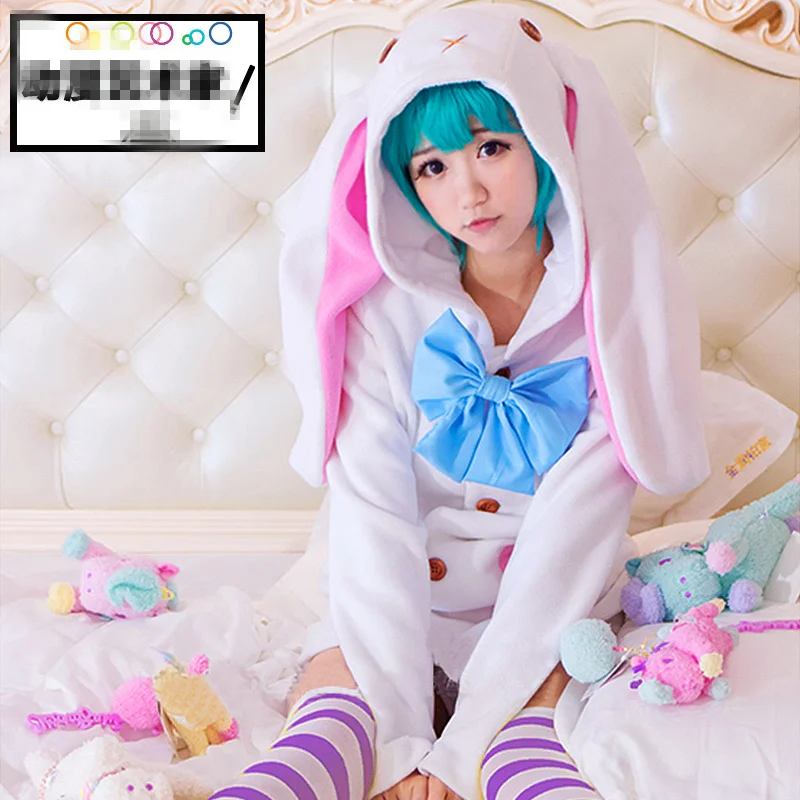VOCALOID Hatsune Miku Волшебная Пижама с кроликами униформа для косплея F