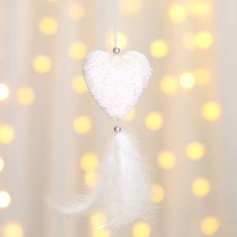 2020 Новогоднее Рождественское украшение в виде звезд и перьев милое для рождества