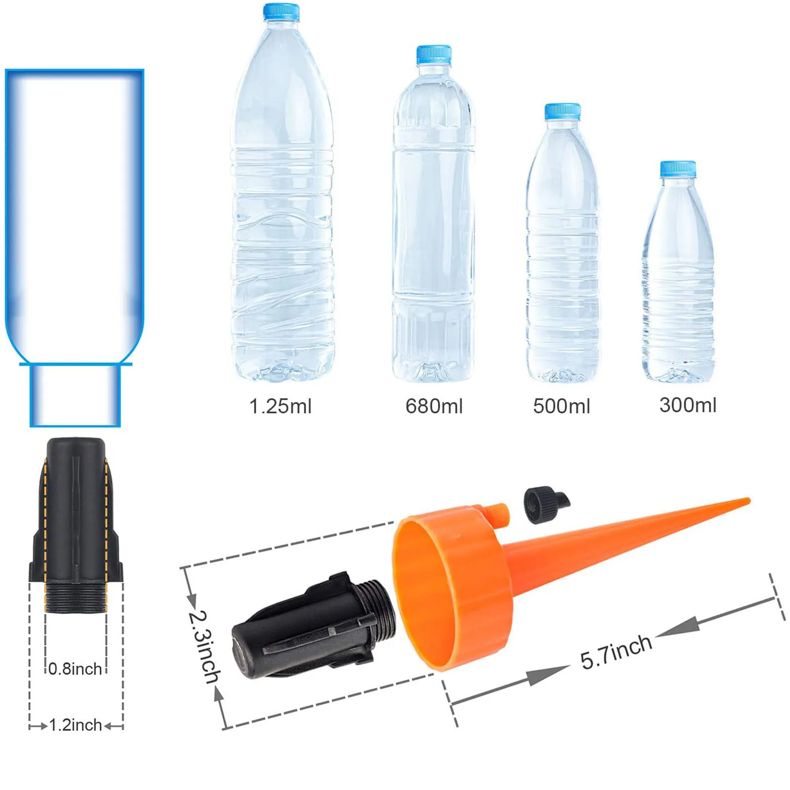 

Plant Pot Drip Irrigation 6pcs Self Watering Spikes Plant Self Watering Devices Automatic Drip Irrigation Garden Tool