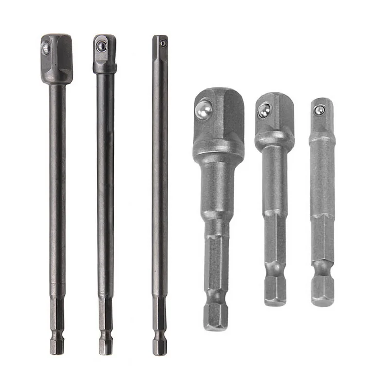 3/6 Ударная дрель гнездо выдвижения переходники комплект удлинитель шестигранный